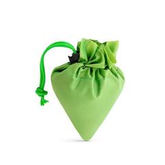 Vue Sac pliable 190T - Shops de couleur vert| Krokrodeal