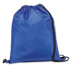 Vue Sac à dos 210D avec cordons de serrage noirs - Carnaby de couleur bleu| Krokrodeal