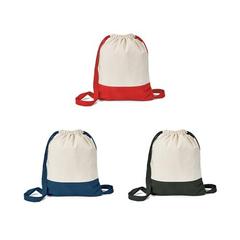 Vue générale Sac type sac-à-dos 100% coton (180 g/m²) - Romford | Krokrodeal