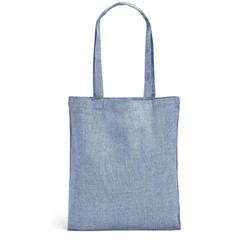 Vue Sac avec coton recyclé (140 g/m²) - Rynek de couleur bleu| Krokrodeal