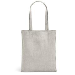 Vue Sac avec coton recyclé (140 g/m²) - Rynek de couleur gris| Krokrodeal