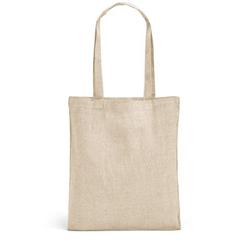Vue Sac avec coton recyclé (140 g/m²) - Rynek de couleur beige| Krokrodeal