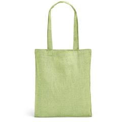 Vue Sac avec coton recyclé (140 g/m²) - Rynek de couleur vert| Krokrodeal