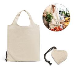 Vue générale Sac pliable 100% coton (100 g/m²) - Orleans | Krokrodeal