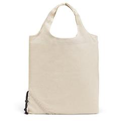 Vue Sac pliable 100% coton (100 g/m²) - Orleans de couleur beige| Krokrodeal