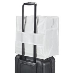 Vue Sac non tissé laminé brillant (140 g/m²) - Arasta de couleur blanc| Krokrodeal