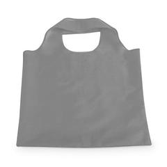 Vue Sac pliable en polyester 190T - Fola de couleur gris| Krokrodeal