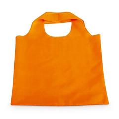 Vue Sac pliable en polyester 190T - Fola de couleur orange| Krokrodeal