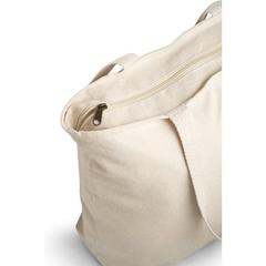 Vue Sac 100% coton avec fermeture éclair (280 g/m²) - Hackney de couleur beige| Krokrodeal