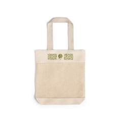 Vue Sac en maille 100% coton (180 g/m²) - Mumbai de couleur beige| Krokrodeal