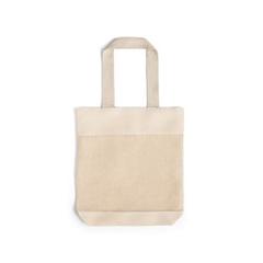 Vue Sac en maille 100% coton (180 g/m²) - Mumbai de couleur beige| Krokrodeal