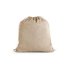 Vue Sac à dos en coton recyclé (140 g/m²) - Chancery de couleur beige| Krokrodeal