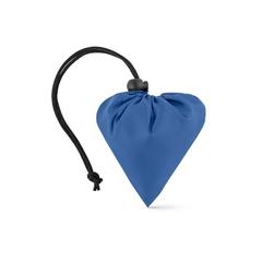 Vue Sac pliable en rPET 190T - Beira de couleur bleu| Krokrodeal