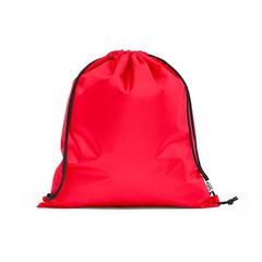 Vue Sac à dos en rPET 190T - Pemba de couleur rouge| Krokrodeal