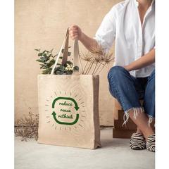 Vue générale Sac à dos en juco (275 g/m²) 100% coton (120 g/m²) avec poche intérieure - Padova | Krokrodeal