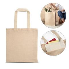 Vue générale Sac à dos en juco (275 g/m²) 100% coton (120 g/m²) avec poche intérieure - Padova | Krokrodeal