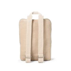 Vue Sac à dos en juco (275 g/m²) - Marbella de couleur beige| Krokrodeal