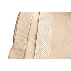 Vue Sac à dos en juco (275 g/m²) - Marbella de couleur beige| Krokrodeal