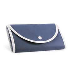 Vue Sac pliant en non-tissé (80 g/m²) - Arlon de couleur bleu| Krokrodeal