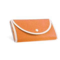 Vue Sac pliant en non-tissé (80 g/m²) - Arlon de couleur orange| Krokrodeal