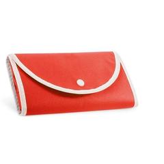 Vue Sac pliant en non-tissé (80 g/m²) - Arlon de couleur rouge| Krokrodeal