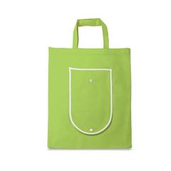 Vue Sac pliant en non-tissé (80 g/m²) - Arlon de couleur vert| Krokrodeal