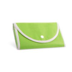 Vue Sac pliant en non-tissé (80 g/m²) - Arlon de couleur vert| Krokrodeal