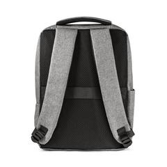 Vue Sac à dos ordinateur 15'6" en 600D - Bologna de couleur gris| Krokrodeal