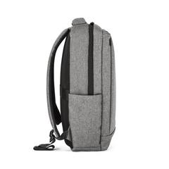 Vue Sac à dos ordinateur 15'6" en 600D - Bologna de couleur gris| Krokrodeal