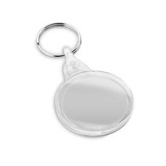 Vue générale Porte-clés PS transparent en forme circulaire - Boling | Krokrodeal