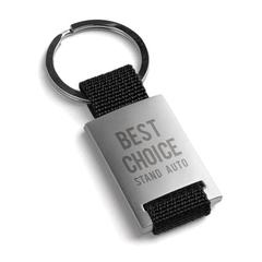 Vue Porte-clés en aluminium avec ouvre-capsules - Gripitch de couleur noir| Krokrodeal