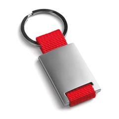 Vue Porte-clés en aluminium avec ouvre-capsules - Gripitch de couleur rouge| Krokrodeal