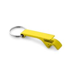 Vue Porte-clés avec décapsuleur - Baitt de couleur jaune| Krokrodeal