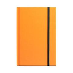 Vue WATTERS. Bloc-notes A5 en PU fluorescent. Feuilles lignées de couleur orange| Krokrodeal