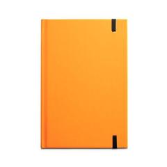 Vue WATTERS. Bloc-notes A5 en PU fluorescent. Feuilles lignées de couleur orange| Krokrodeal