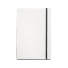 Vue Carnet A5 fabriqué à partir de briques de lait recyclées - Milky de couleur noir| Krokrodeal