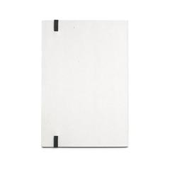Vue Carnet A5 fabriqué à partir de briques de lait recyclées - Milky de couleur noir| Krokrodeal