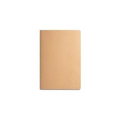 Vue Bloc-notes A5 à couverture cartonnée (250 g/m²) - Alcott a5 de couleur beige| Krokrodeal