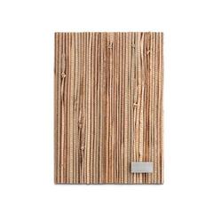 Vue Bloc-notes A5 en fibre de paille naturelle - Neruda de couleur beige| Krokrodeal