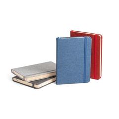 Vue générale Bloc-notes de notes A5 en 50% rPET avec pages lignées - Boyd | Krokrodeal