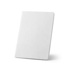 Vue Carnet A5 avec couverture resistante à l'eau - Queiros de couleur blanc| Krokrodeal