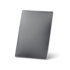 Vue Carnet A5 avec couverture resistante à l'eau - Queiros de couleur gris| Krokrodeal