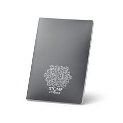 Vue Carnet A5 avec couverture resistante à l'eau - Queiros de couleur gris| Krokrodeal