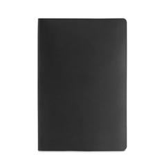 Vue Carnet A5 avec couverture resistante à l'eau - Queiros de couleur noir| Krokrodeal