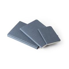 Vue générale Bloc-notes A5 avec couverture semi-rigide fabriquée à partir de déchets de coques de café (66%) - Coffeepad semi-rigid | Krokrodeal