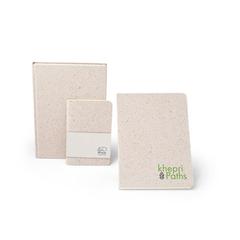 Vue générale Bloc-notes A6 avec couverture souple fabriquée à partir de matière organique d'éléphant (95%) - Organic soft | Krokrodeal