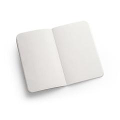 Vue Bloc-notes A6 avec couverture souple fabriquée à partir de matière organique d'éléphant (95%) - Organic soft de couleur beige| Krokrodeal