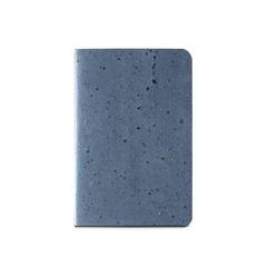 Vue Bloc-notes A6 avec couverture souple fabriquée à partir de déchets de coques de café (66%) - Coffeepad soft de couleur bleu| Krokrodeal