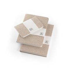 Vue générale Bloc-notes A6 avec couverture souple fabriquée à partir de déchets de feuilles de thé (65%) - Teapad soft | Krokrodeal