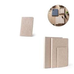 Vue générale Bloc-notes A6 avec couverture souple fabriquée à partir de déchets de feuilles de thé (65%) - Teapad soft | Krokrodeal